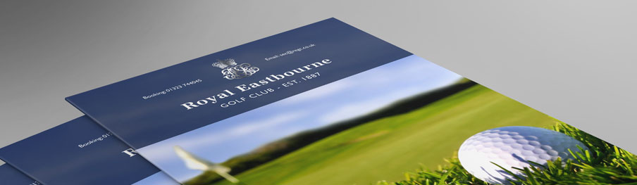 Golf club branding and website Design East Sussex